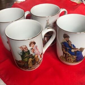 Norman Rockwell mugs .